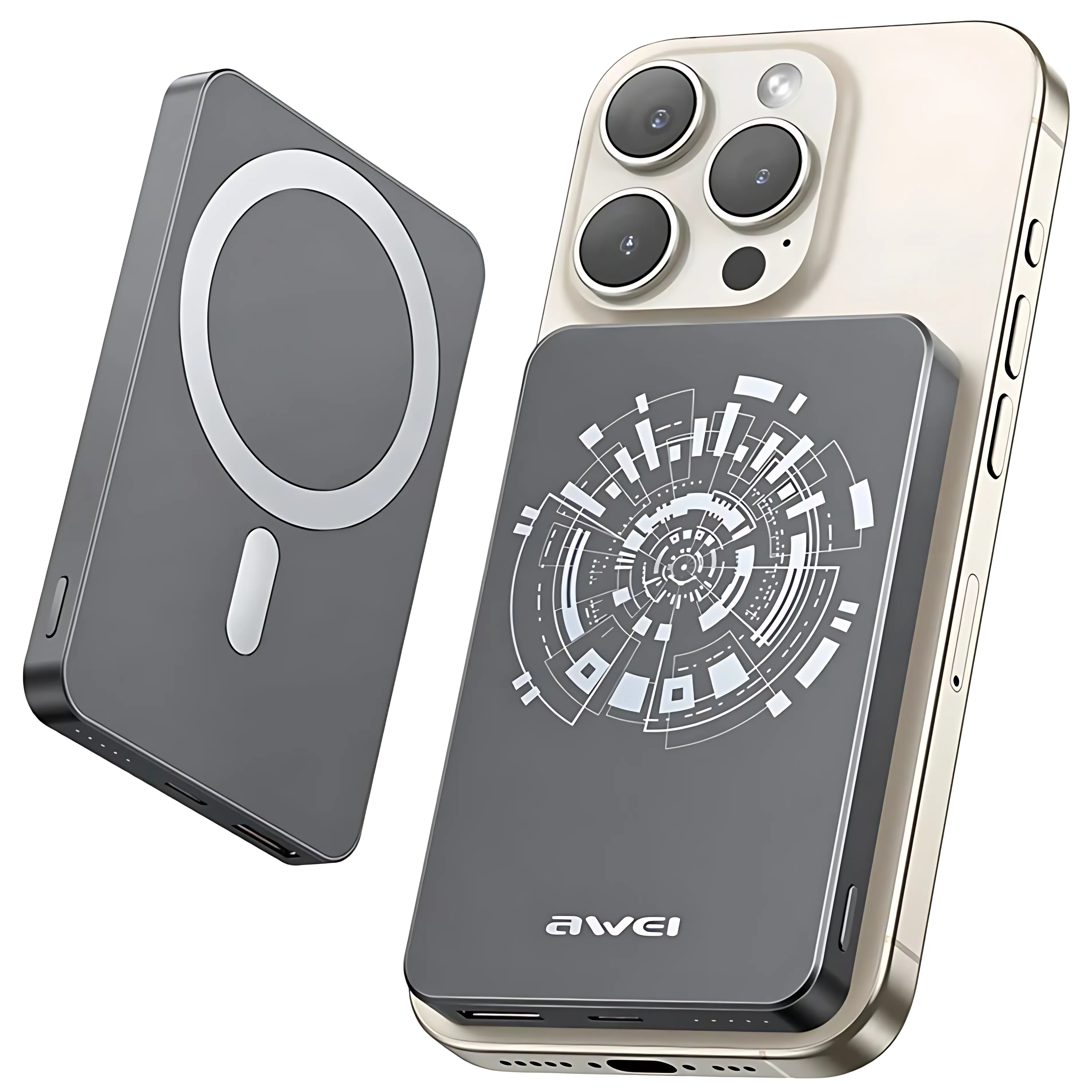 Awei Ultra-Thin Magnetic Wireless Charging 10000mAh / PD20W