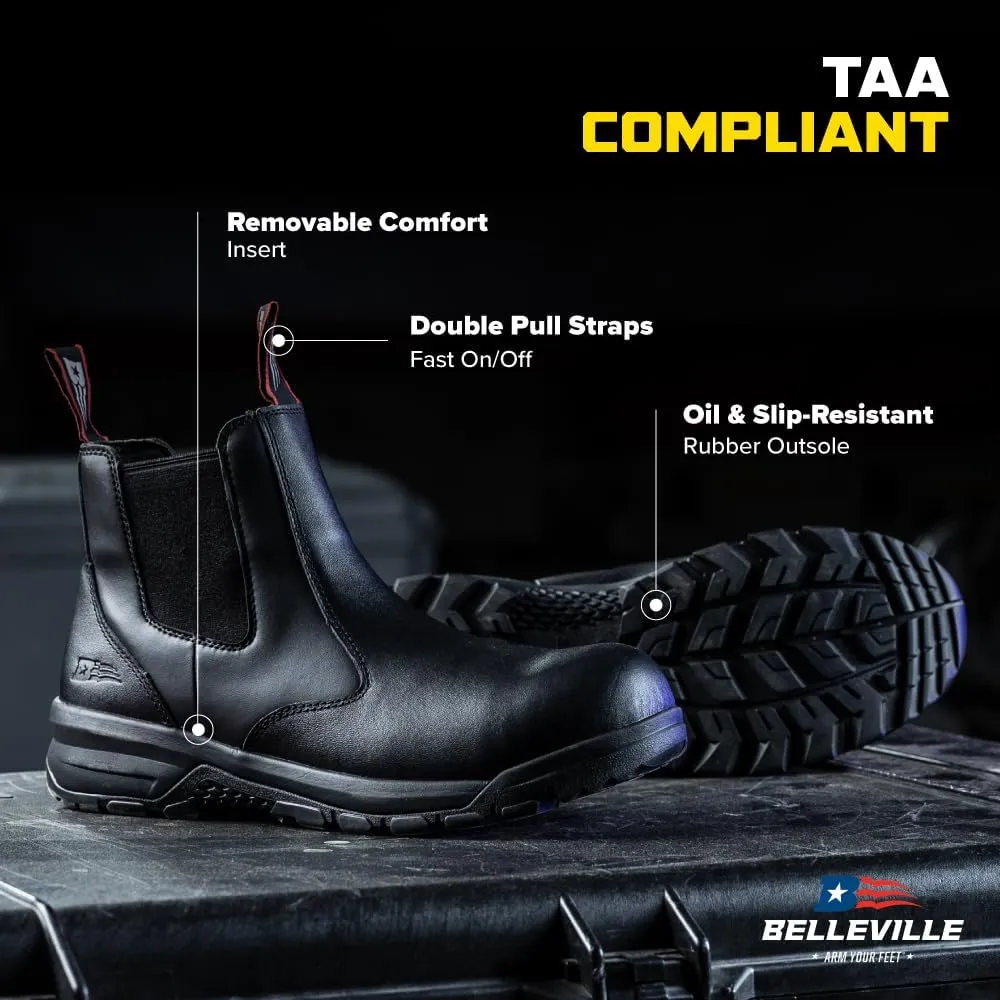 B Belleville Arm Your Feet Men's 6 Inch Spear Point Quick Release Station Boot