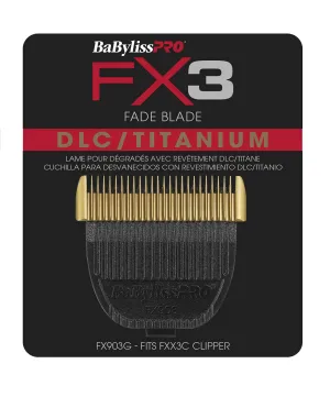 BaBylissPRO FX3 Clipper Replacement Ultra Thin Fade Blades