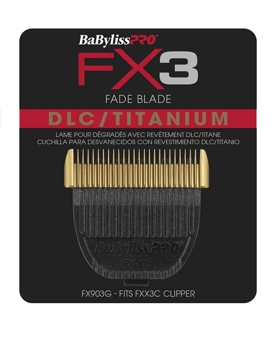 BaBylissPRO FX3 Clipper Replacement Ultra Thin Fade Blades