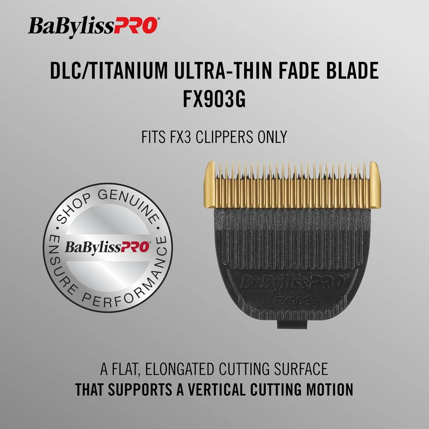 BaBylissPRO FX3 Clipper Replacement Ultra Thin Fade Blades