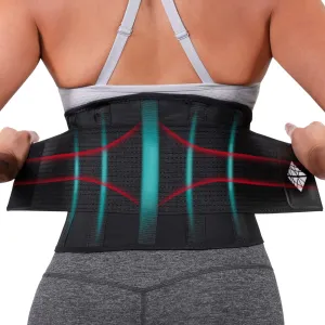 Back Brace for Men Lower Back - Ultra Thin, Adjustable, Flexible, Supportive M