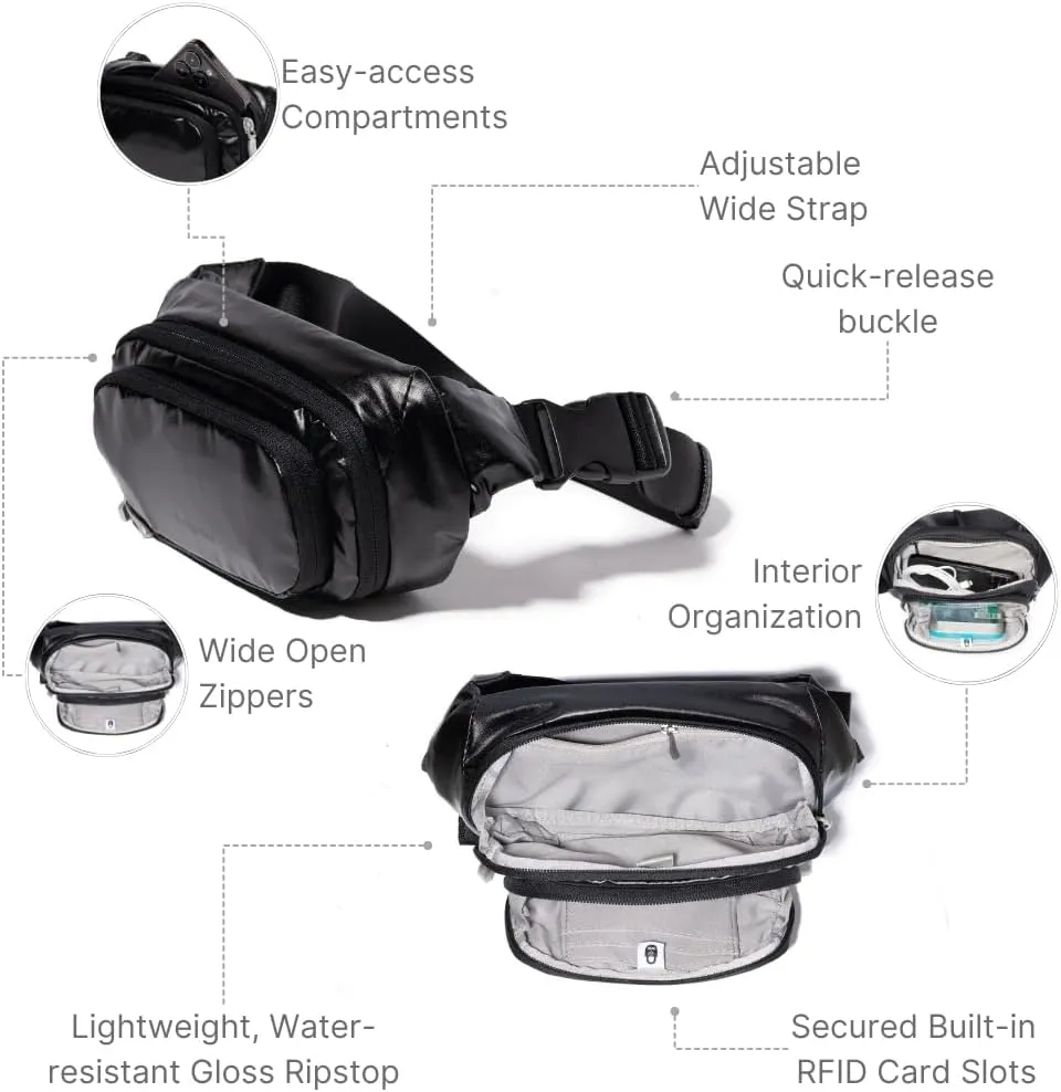 Baggallini Women's On The Go Belt Bag Waist Pack