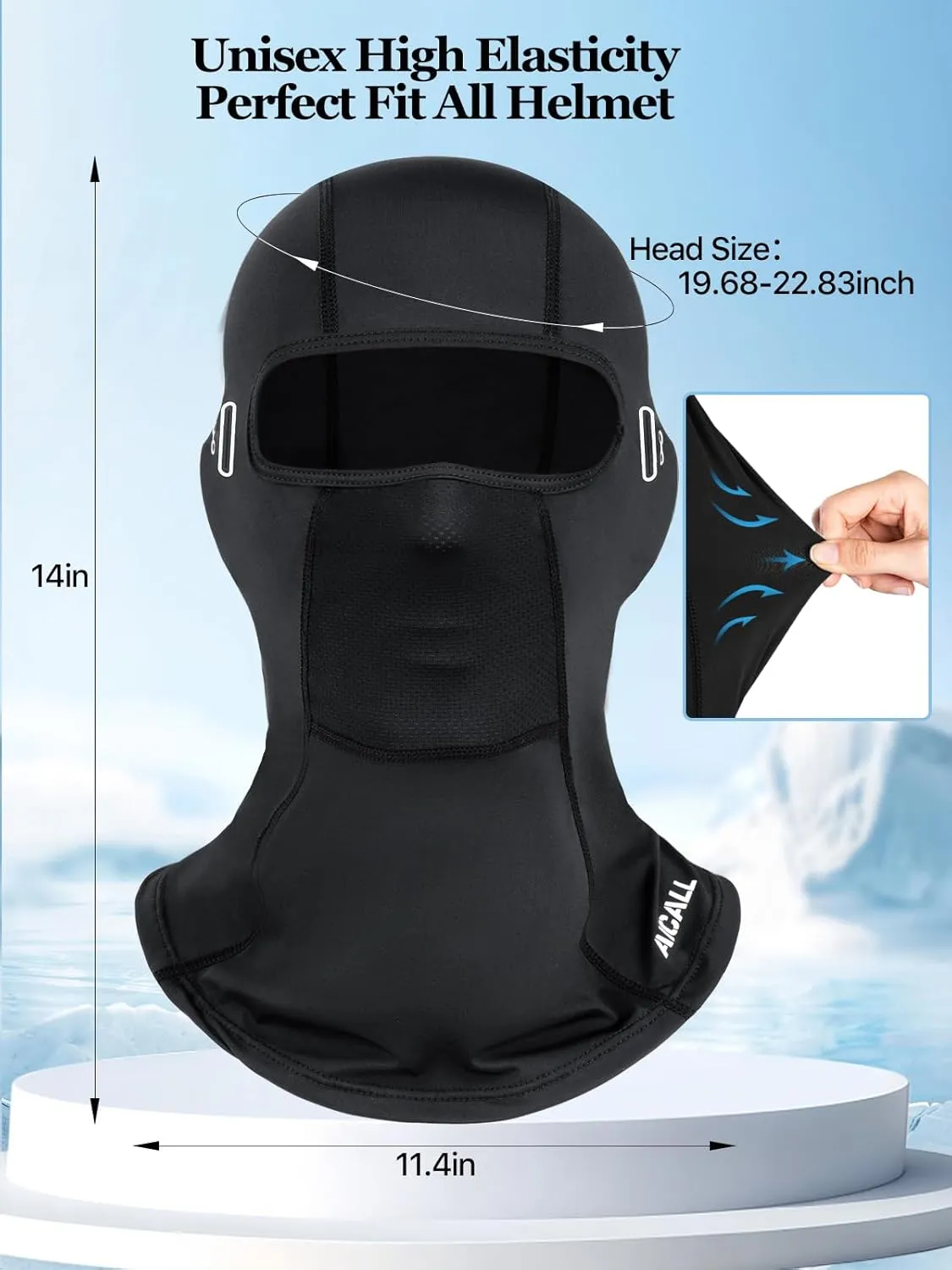 Balaclava Ski Mask Quick Drying Summer Cooling UV Protector Breathable Face Mask Motorcycle Outdoor Gear for Men Women