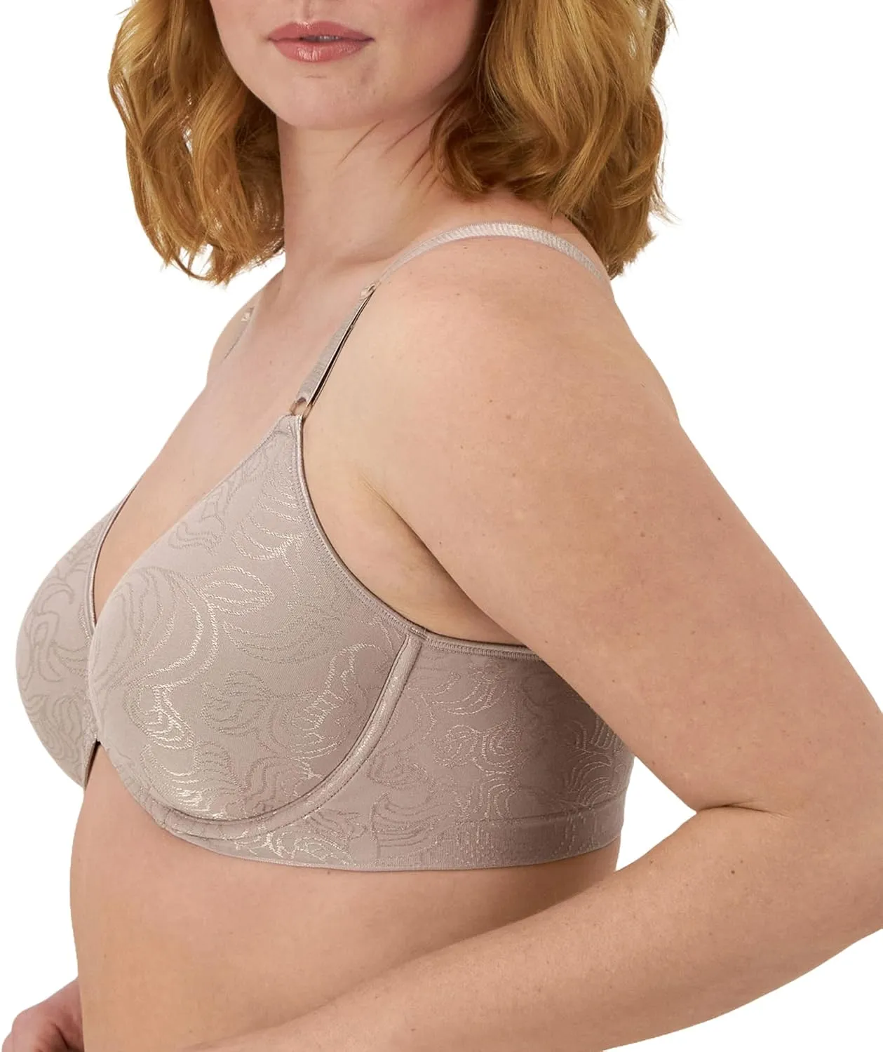 Bali Women's Underwire Shaping Bra, Comfort Revolution T-shirt Bra, Front-close Bra
