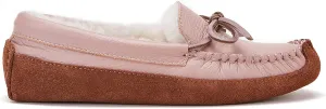 Bama Buff Leather Suede Slippers - Lightweight Comfy Fashionable Indoor/Outdoor Slippers for Women's (DUSK, 6, numeric_6)