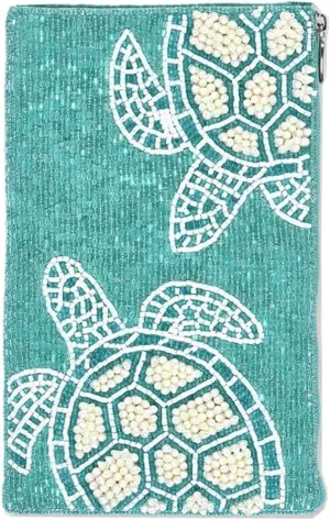 Bamboo Trading Club Bag Swimming Turtle, 7.5-inch Width