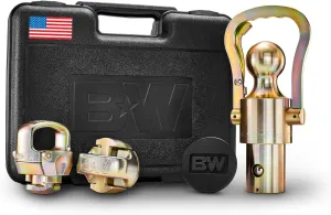 B&W Trailer Hitches American-Made OEM Gooseneck Ball & Safety Chain Kit for Ram - GNXA2062