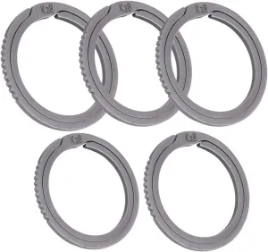 BANG TI Titanium Quick Release Side Pushing Key Rings Labor Saving Bulk Kit