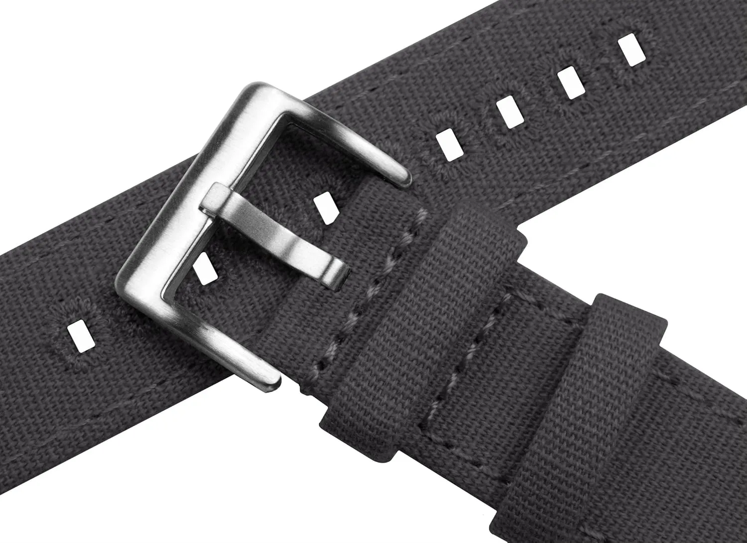 BARTON Canvas Quick Release Watch Band Straps - Choose Color & Width - 18mm, 19mm, 20mm, 21mm, 22mm, 23mm, or 24mm