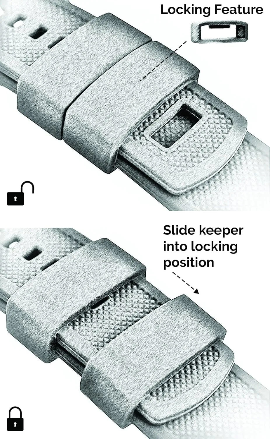 BARTON Elite Silicone Watch Bands - Quick Release - Choose Strap Color & Buckle Color (Stainless Steel, Black PVD or Gunmetal Grey) - 18mm, 20mm, 22mm & 24mm Watch Straps