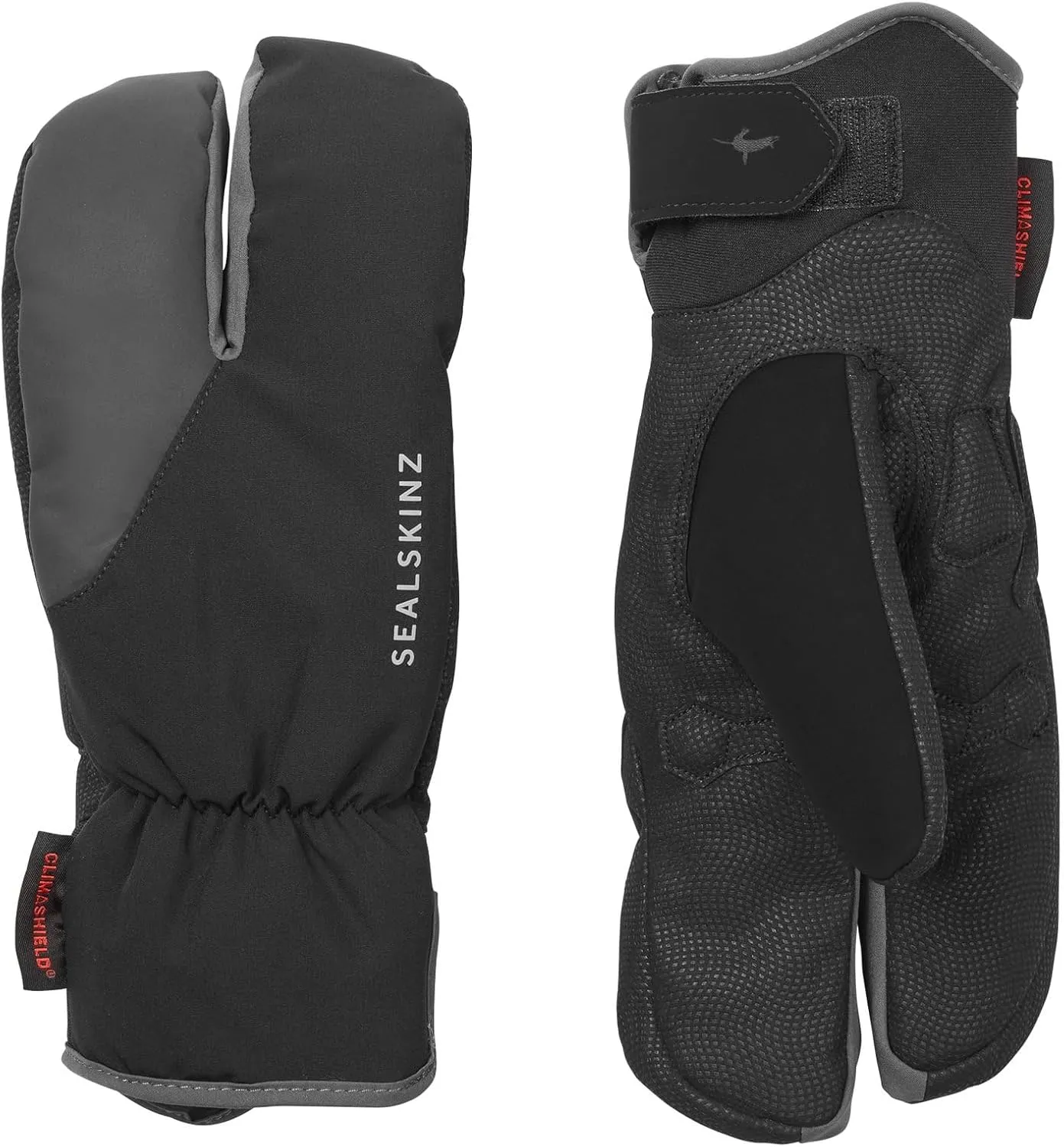 Barwick Waterproof Extreme Cold Weather Cycle Split Finger Glove | Black | Medium