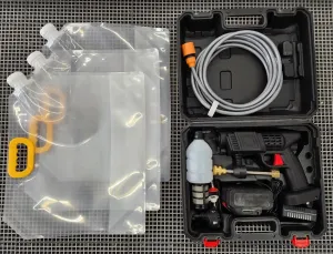 Battery Powered Spray Pistol Kit (includes 3 LDPE Bags (2.5 gallons ea))