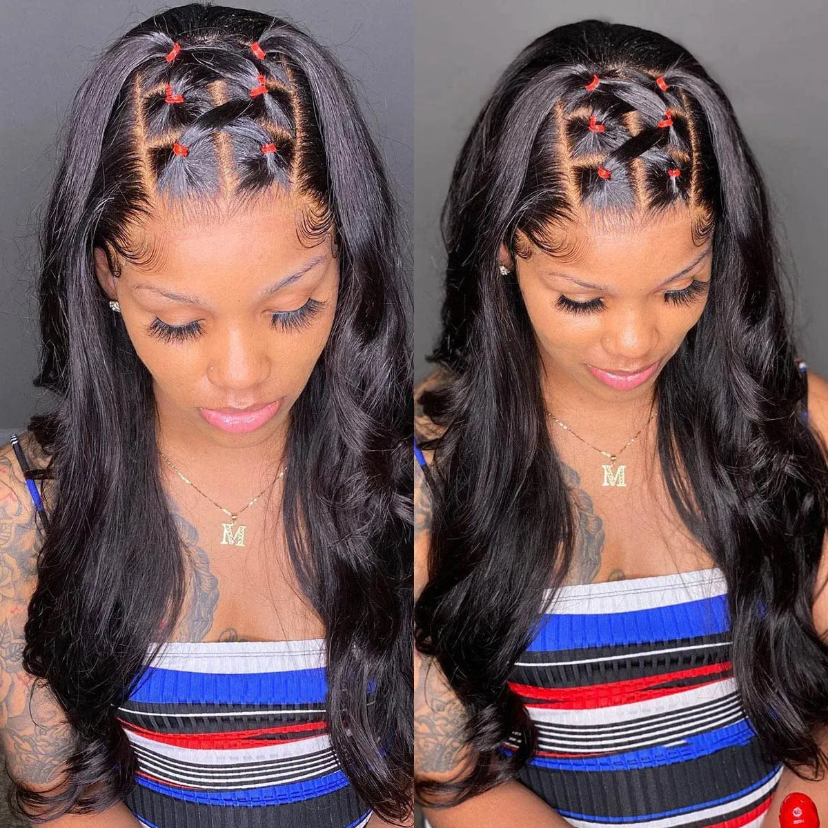 BEEOS 5x5 SKINLIKE Real HD Lace Closure Wig, Body Wave 180% Density 0.10mm Ultra-thin Swiss Lace Pre-plucked Bleached Small Knots With Baby Hair Natural Black Human Hair Wigs 20 Inch