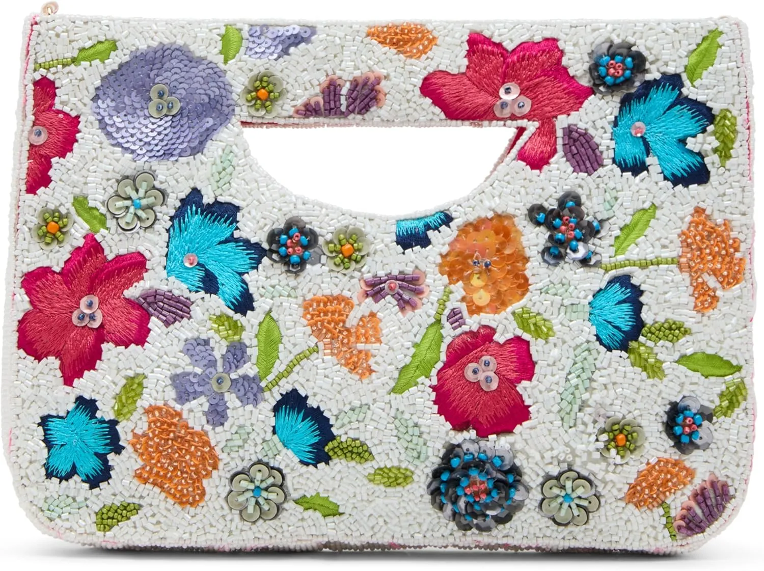 Betsey Johnson Beaded Floral Handbag, Multi