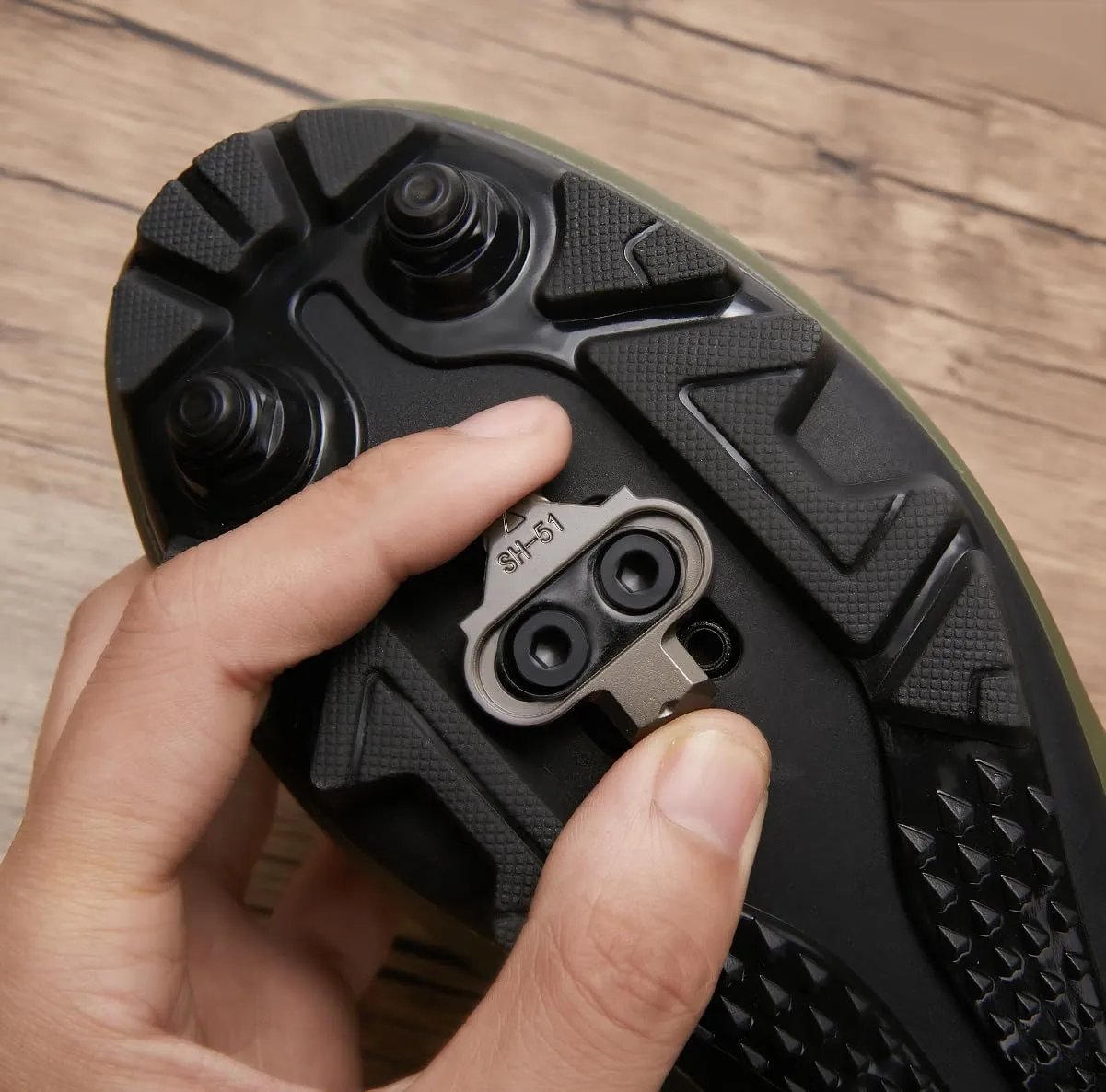 Bike Cleats Compatible with Shimano SPD SH51,for MTB Cleat Set Suitable for Men Women Indoor Mountain Outdoor Road Cycling