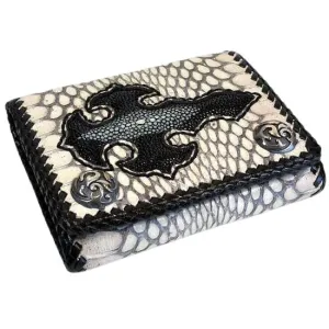 Biker Snake Leather Wallet