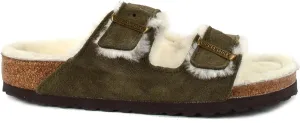 Birkenstock Arizona Suede Lambskin Green