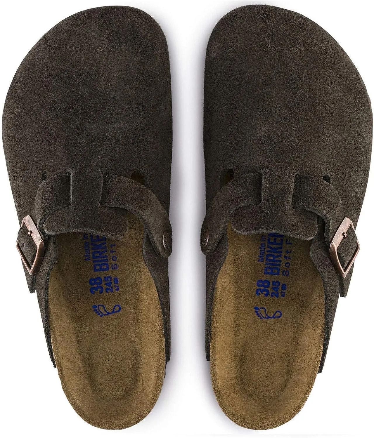 Birkenstock Boston Suede Clogs