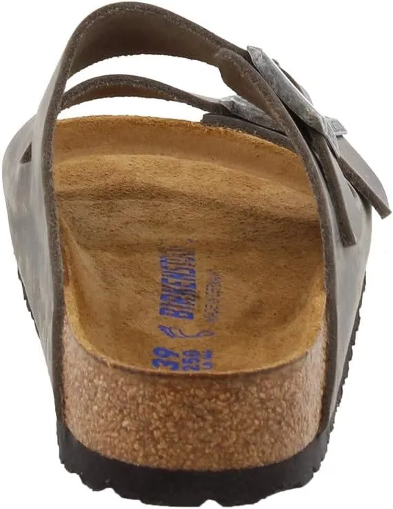 Birkenstock Men's Suede Soft Footbed Arizona Sandal