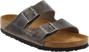 Birkenstock Men's Suede Soft Footbed Arizona Sandal
