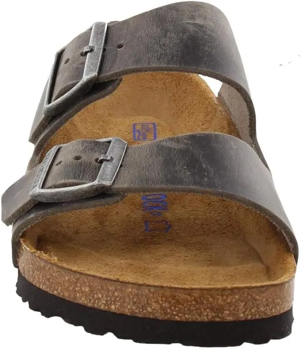 Birkenstock Men's Suede Soft Footbed Arizona Sandal