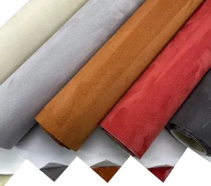 Black Faux Suede Fabric Wrap Self Adhesive Suede Sheet Film Sticker Stretch Car Interior Wrap for DIY Craft Handmade(Black,16x79 inch)