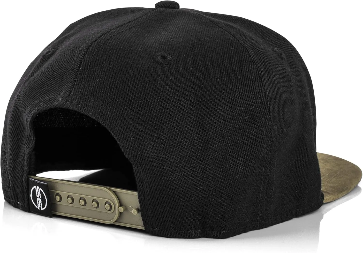 Blackskies Port Snapback Cap | Unisex Baseball Hat Cap Faux Suede Visor Suede