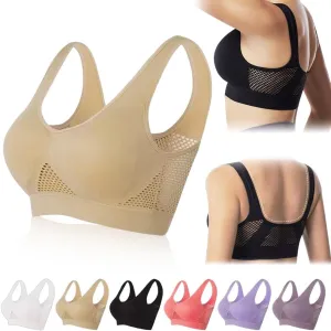 Breathable Cool Liftup Air Bra That Lift Up Sagging Breasts, 2024 New Women's Summer Ultra-Thin Comfort Bra