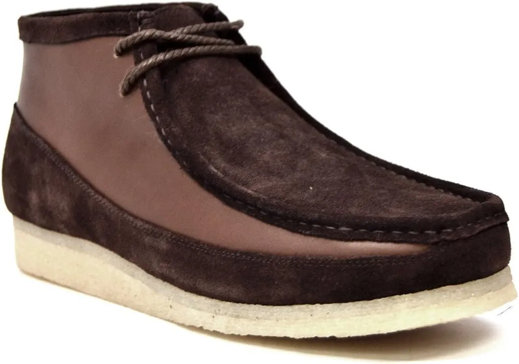 British Collection"Walkers Men Leather and Suede Lace Up