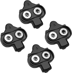 BV Bike Cleats - Compatible with Shimano SPD & Look X-Track Pedals for Spinning, Indoor Cycling, and Mountain Biking - Easy Cleat Release, Top Power Transfer, Customizable Stability