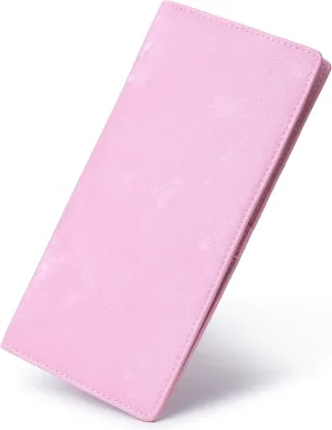 Bveyzi Ultra Slim Thin Leather RFID Blocking Credit Card Holder Bifold Clutch Wallets for Women