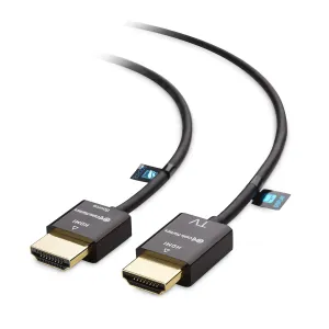 Cable Matters Unidirectional Active Ultra Thin HDMI Cable 15 ft with RedMere Technology (Ultra Slim HDMI Cable) 4K Rated with Ethernet