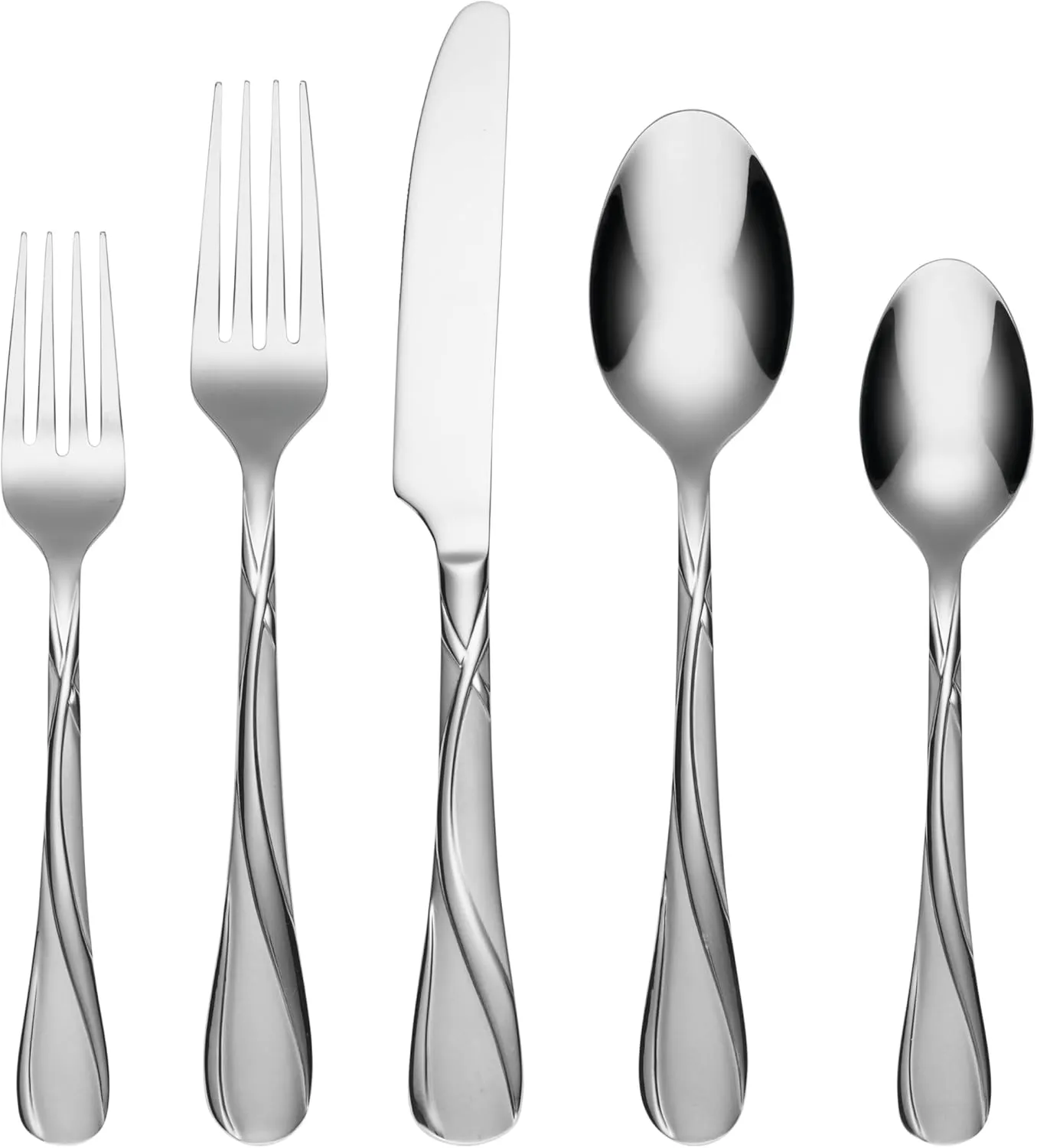Cambridge 420420CBW12 Rue Sand 20-Piece Flatware Set