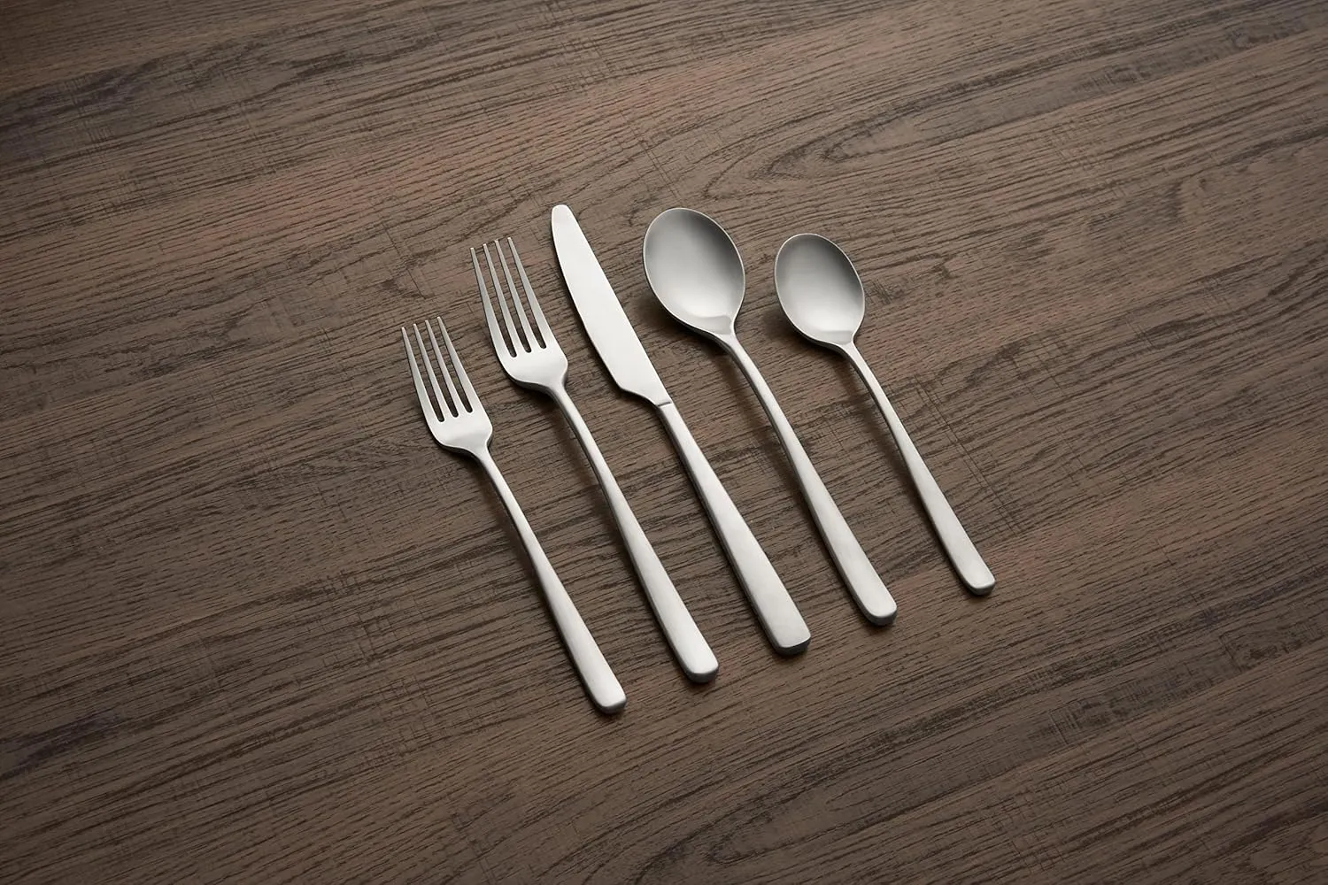 CAMBRIDGE Rise 20-Piece Flatware Set, Service for 4, 0, SILVER SATIN