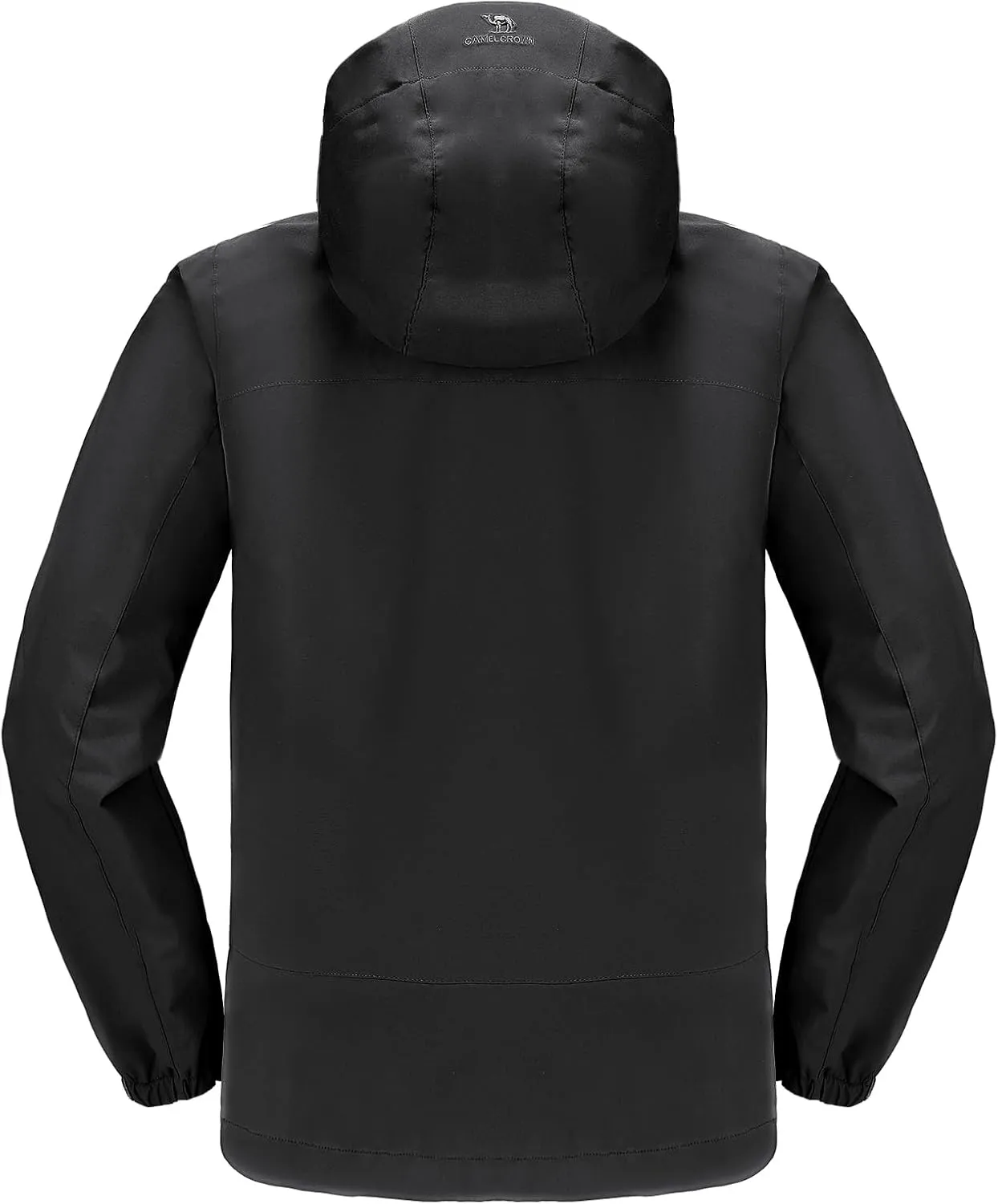CAMEL CROWN Women's Waterproof Windbreaker Jacket, Lightweight Wind-Resistant Hiking Coat