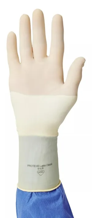 CARDINAL HEALTH™ Protexis® Latex Classic Surgical Gloves with Nitrile Coating, Cream, Size 6.5, Box of 50 pairs