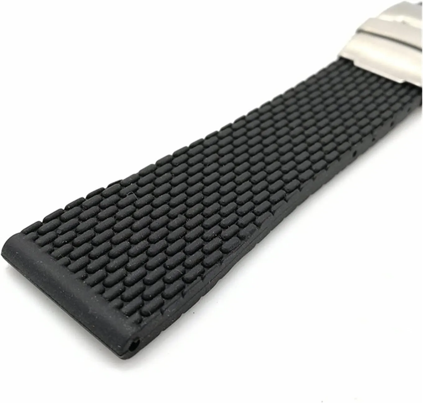 CAREG Quick Release Silicone Rubber Watchband 18mm 20mm 22mm 24mm Compatible With Jacques Lemans Strap Wrist Belt Bracelet Durable