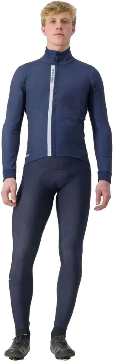 CASTELLI Men’s Entrata Jacket, Windproof Fleece Road & Gravel Cycling Jacket