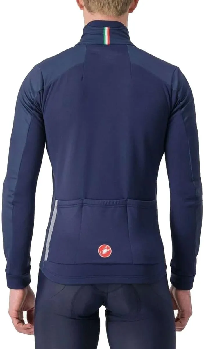 CASTELLI Men’s Entrata Jacket, Windproof Fleece Road & Gravel Cycling Jacket