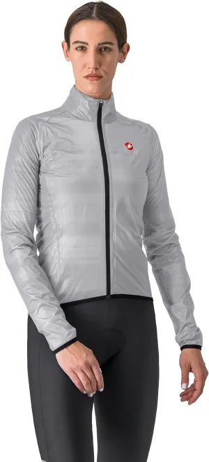 CASTELLI Women’s Squall Shell Jacket, Full Waterproof, Windproof Lightweight Reflective Jacket, Road Cycling & Gravel Biking