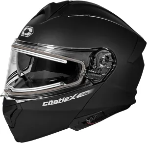 Castle X CX935 Modular Electric Snow Helmet (Matte Black - Large)