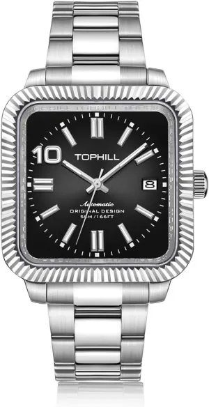 Casual Men's Mechanical Wristwatches Ultra-Thin Mechanical Movement Calendar Sapphire Waterproof Watches for Men TA056G