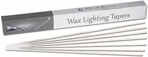 CB Church Supply 16.25-Inch Paraffin Wax Candle Lighting Tapers by Will & Baumer, 120-Count Box, Single Box