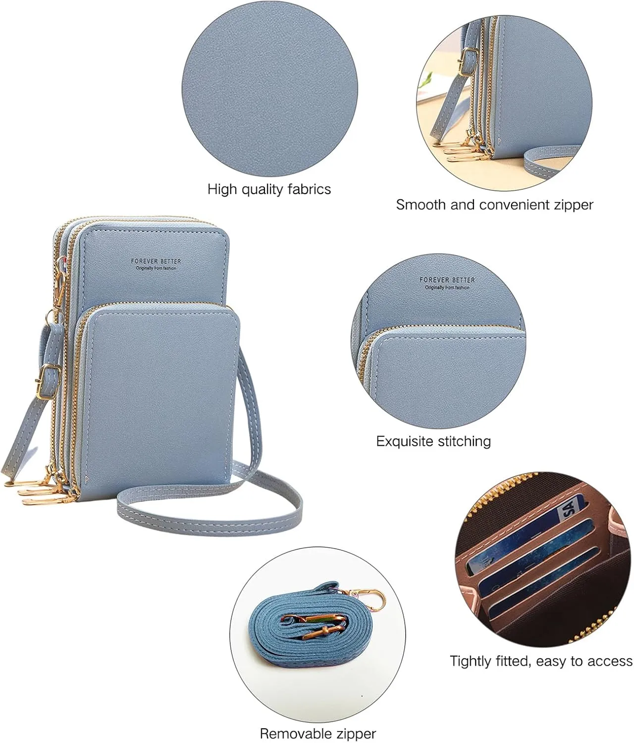 Cell Phone Crossbody Wallet