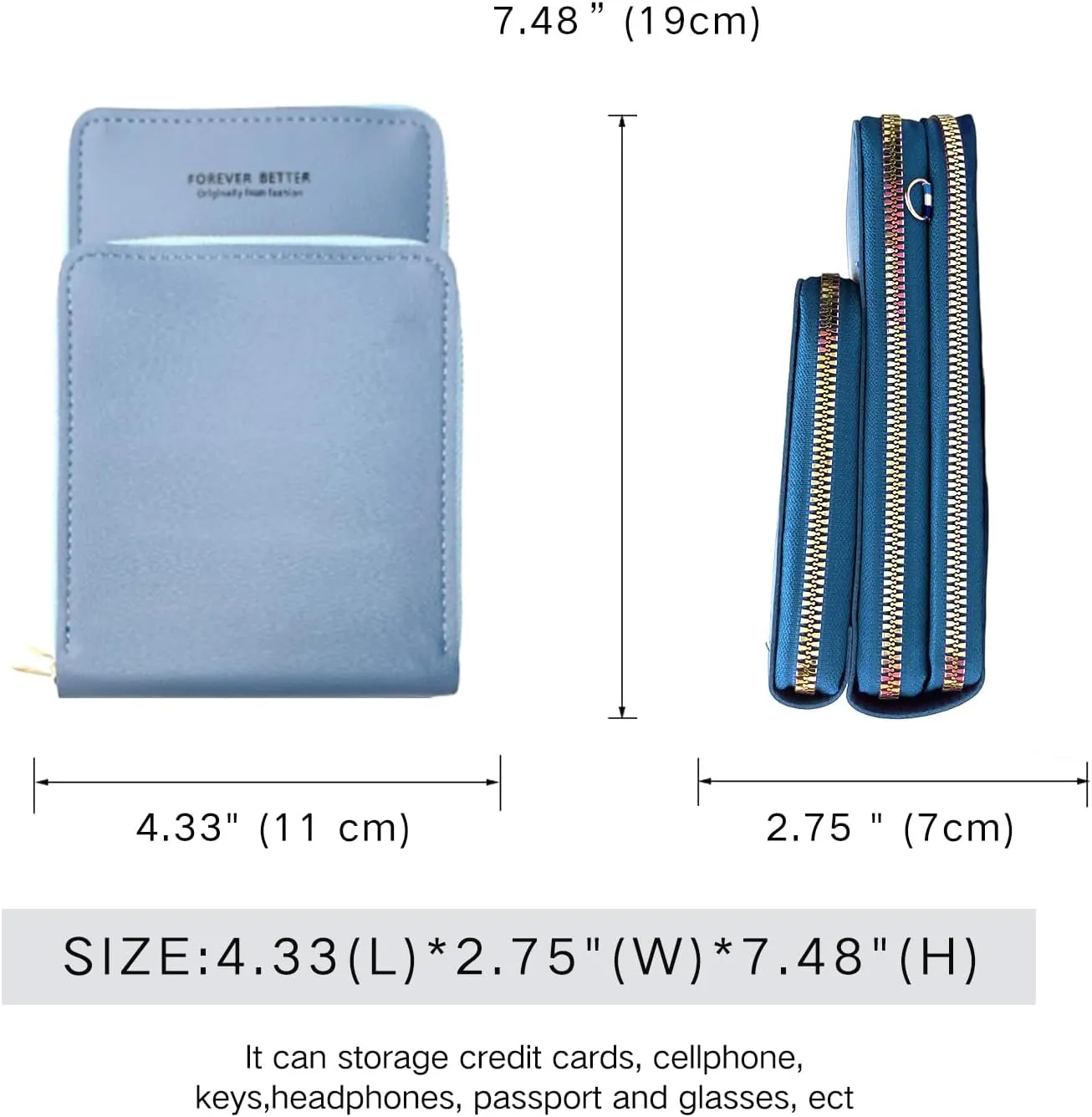 Cell Phone Crossbody Wallet