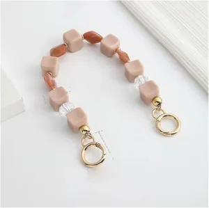 Chain Bag Portable Short Chain Transformation Hand Carry Resin Bag Chain Single Buy Accessories(Gray)