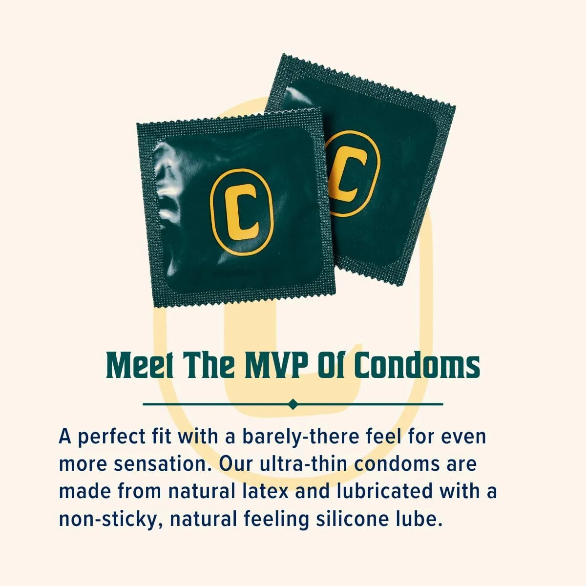 Champ | Ultra-Thin Condoms | Lubricated Latex Condoms | Fragrance and Paraben-Free | 12-Count