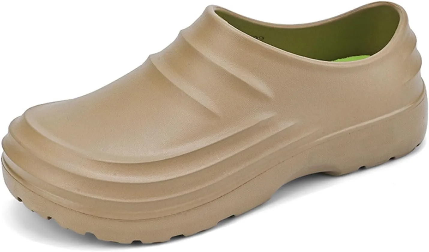 Chef Shoes for Men Non Slip Clogs Work Shoes Kitchen Zapatos De Chef for Women Leather Moccasins Slippers