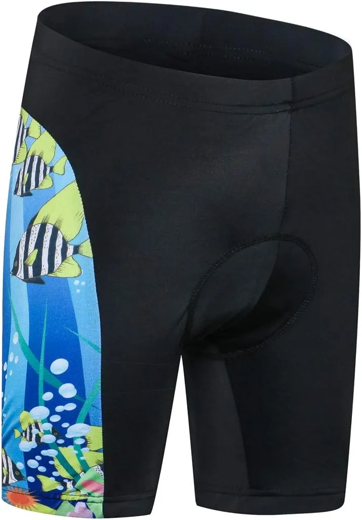 Children Cycling Bike Shorts Bicycle Riding Half Pants 3D Gel Padded Cycle Wear Tights